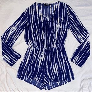 Cookies Hawaii - long sleeve tie dye romper Sz S